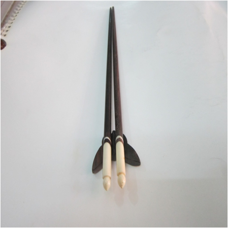 chopsticks with lotus shape