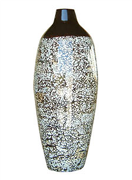 vase rough burnt eggshell 