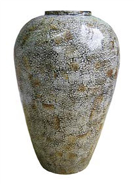 vase with white eggshell