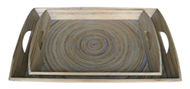 Big tray with natural bamboo material, food safe and eco-friendly