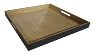 Bamboo square tray with eco material in Vietnam