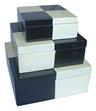 set of 3 square boxes