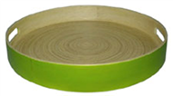 Round tray bambooware by HuongDang Handicraft & Lacquerware Company