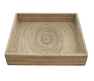 Safety food tray by bamboo material