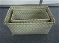 Vietnam Set of 2 Plastic Baskets