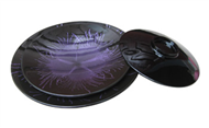 Set of 3 round dishes