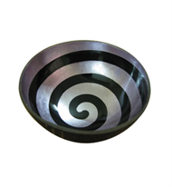 lacquer coconut bowl