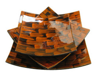 set of 3 square dishes