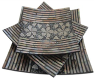 set of 3 square dishes