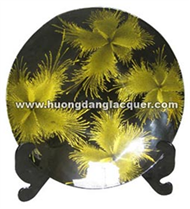 round dish with stand