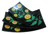 set of 3 rectangular plates