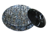 set of 3 round dishes