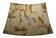 square dish with 3 square MOP 