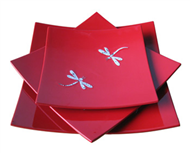 set of 3 square dishes