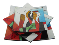 set of 3 square dishes