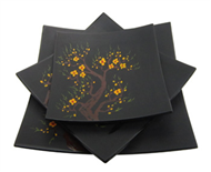 set of 3 square dishes