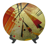 decorative plate with stand