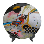 decorative plate with stand