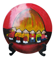 decorative plate with stand