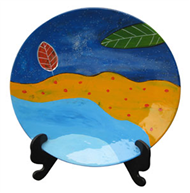 decorative plate with stand