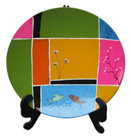 decorative plate with stand