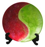 decorative plate with stand