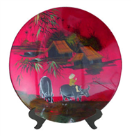 decorative plate with stand