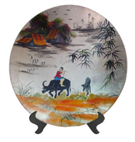 decorative plate with stand