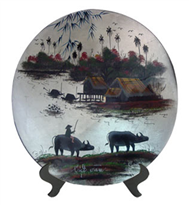 decorative plate with stand