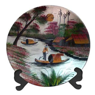 decorative plate with stand