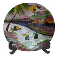 decorative plate with stand