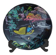 decorative plate with stand