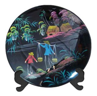decorative plate with stand