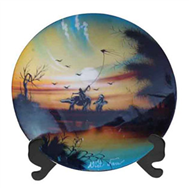 decorative plate with stand
