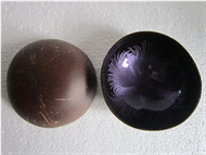 lacquer coconut bowl