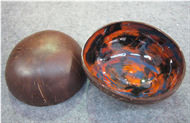 lacquer coconut bowl