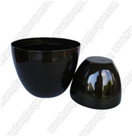 set of 2 bamboo bowls