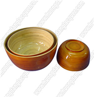 set of 3 bamboo bowls