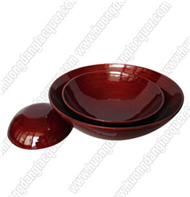 set of 3 bamboo boat bowls