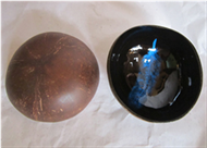 lacquer coconut bowl