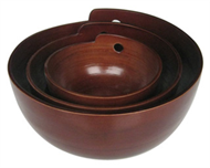 set of 3 bamboo bowls