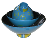 set of 3 salad bowls