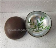 lacquer coconut bowl