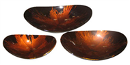 set of 3 oval bowls