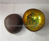 lacquer coconut bowl