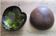 lacquer coconut bowl