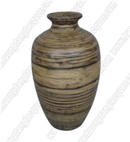 Natural bamboo vase