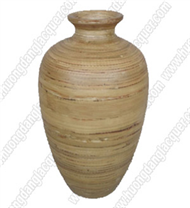 Natural bamboo vase