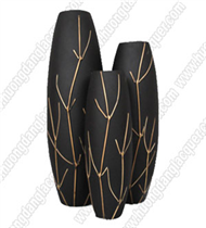 set of 3 bamboo vases