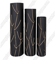 set of 3 bamboo vases